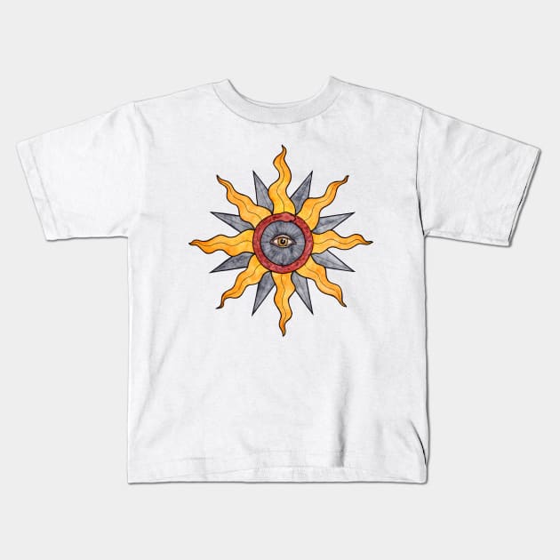 Solar Serpent Kids T-Shirt by Serpent's Sun